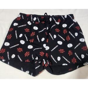 Friday the 13th women's XL sweat shorts
